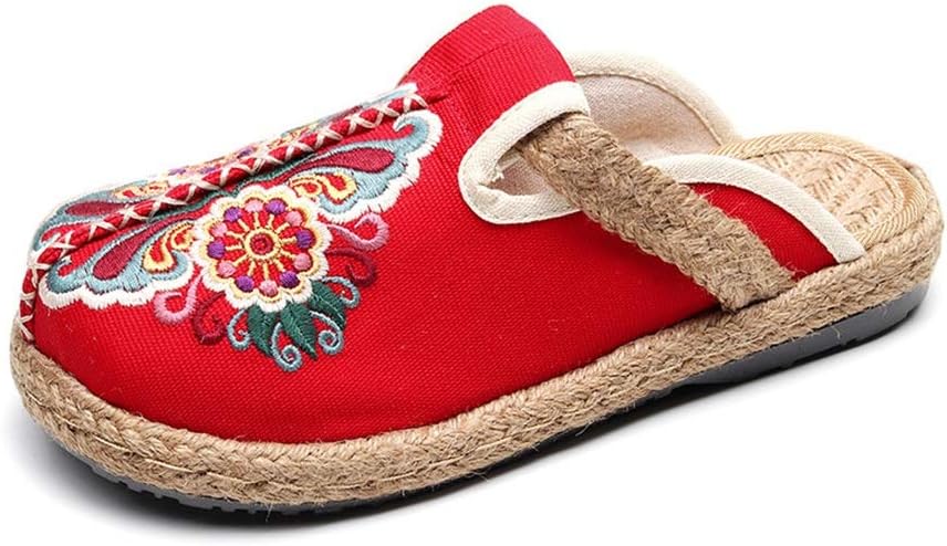 Женские шлепанцы YXCKG, домашние шлепанцы для дома и улицы, шлепанцы с вышивкой в винтажном китайском стиле, легкие плетеные шлепанцы с мягкой подошвой для лета (Цвет: красный, Размер: EUR38)
Женские шлепанцы YXCKG, домашние шлепанцы для дома и улицы, шлепанцы с вышивкой в винтажном китайском стиле, легкие плетеные шлепанцы с мягкой подошвой для лета (Цвет: красный, Размер: EUR38)