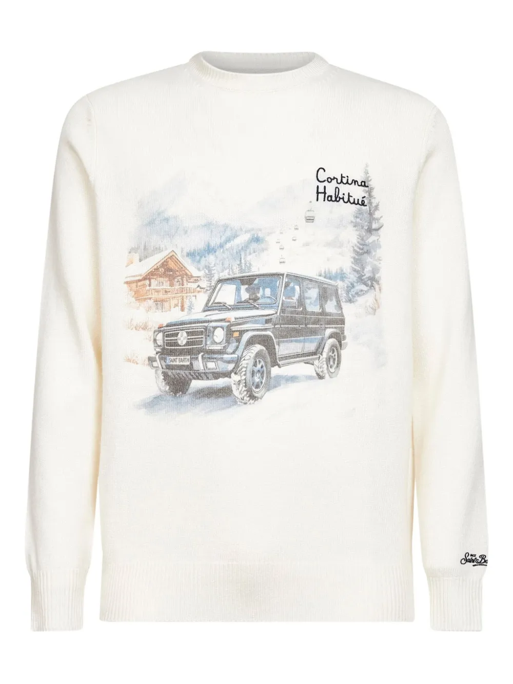 Вышитый свитер Mc2 Saint Barth, белый
Вышитый свитер Mc2 Saint Barth, белый