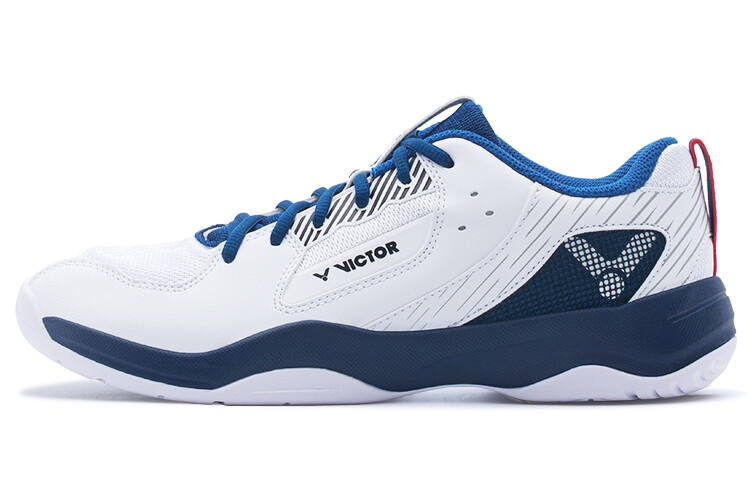 Бадминтонные туфли унисекс с низким верхом белый/синий Victor
Бадминтонные туфли унисекс с низким верхом белый/синий Victor