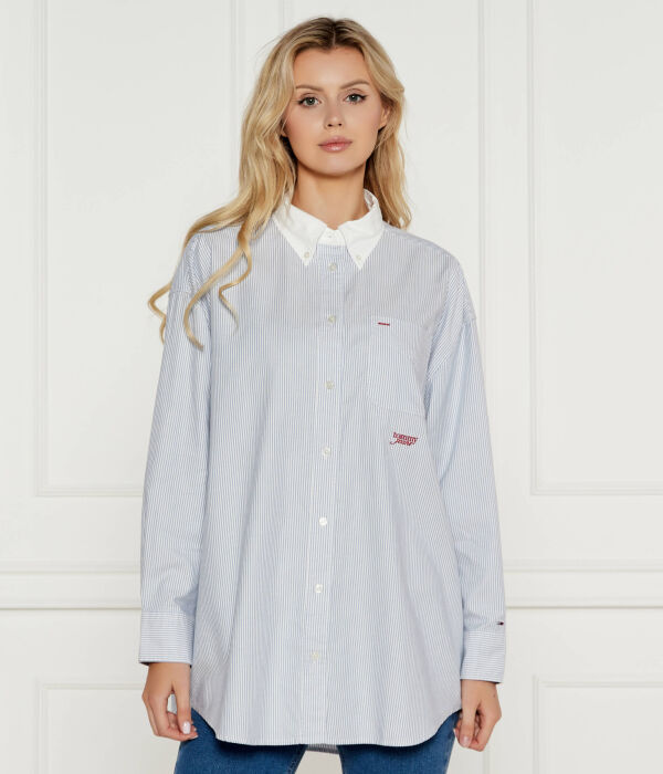 Рубашка Tommy Jeans Casual Fit, голубой
Рубашка Tommy Jeans Casual Fit, голубой