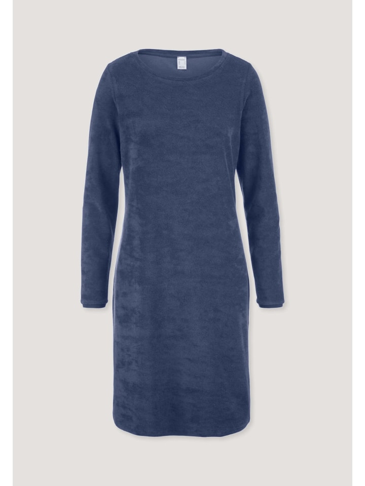 Ночная рубашка из махровой ткани цвета индиго Hessnatur
Ночная рубашка из махровой ткани цвета индиго Hessnatur