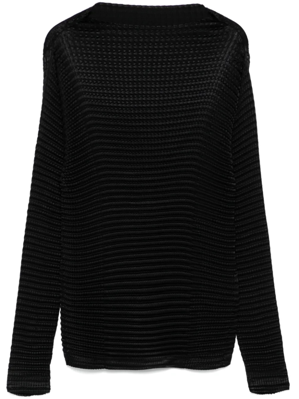 Топ Issey Miyake Suede Like Pleats, черный 
Топ Issey Miyake Suede Like Pleats, черный