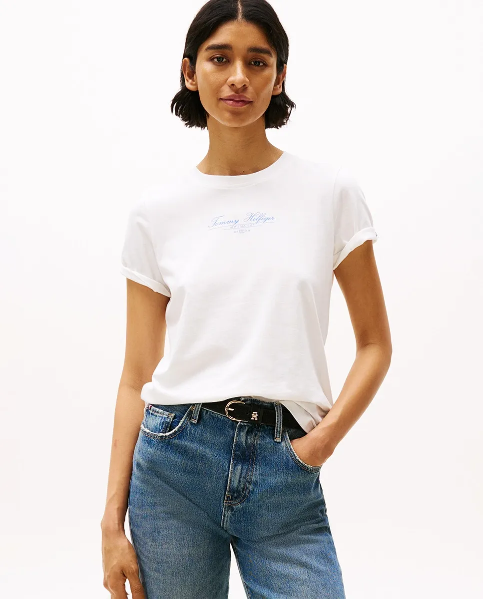Футболка женская с коротким рукавом, прямого силуэта Tommy Hilfiger, белый
Футболка женская с коротким рукавом, прямого силуэта Tommy Hilfiger, белый