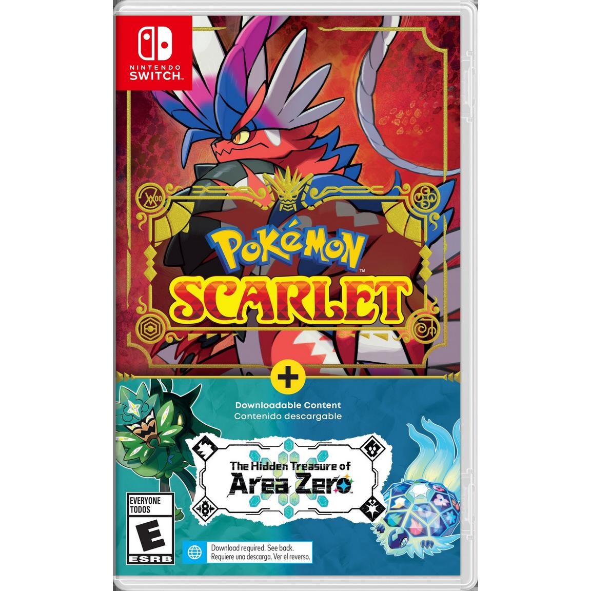 Видеоигра Pokemon Scarlet and The Hidden Treasure of Area Zero DLC Bundle - Nintendo Switch
Видеоигра Pokemon Scarlet and The Hidden Treasure of Area Zero DLC Bundle - Nintendo Switch