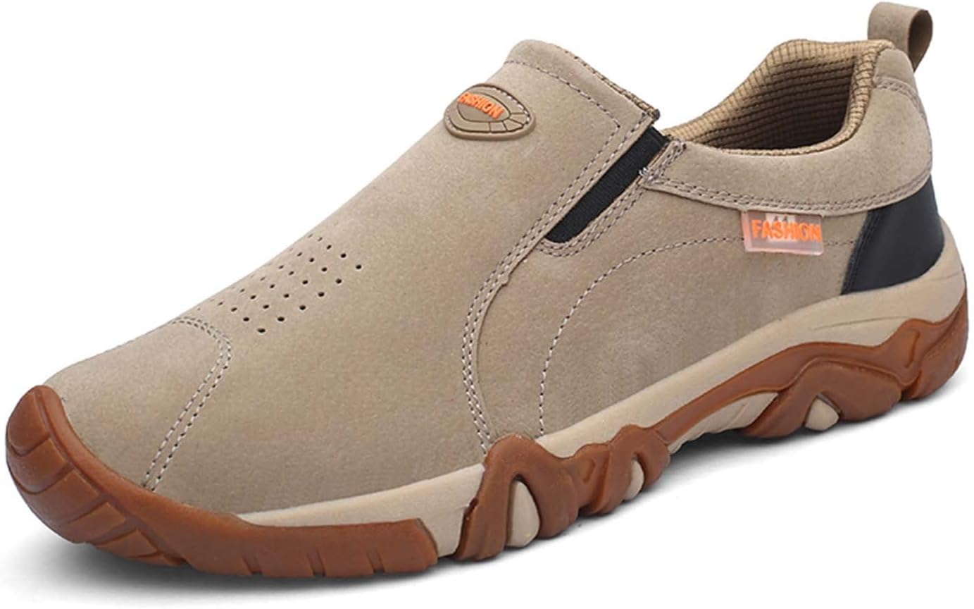 Мужские походные кроссовки Eliogn с наружным протектором, нескользящие для кросс-кантри и прогулок, низкие кроссовки на молнии для мужчин, хаки
Мужские походные кроссовки Eliogn с наружным протектором, нескользящие для кросс-кантри и прогулок, низкие кроссовки на молнии для мужчин, хаки