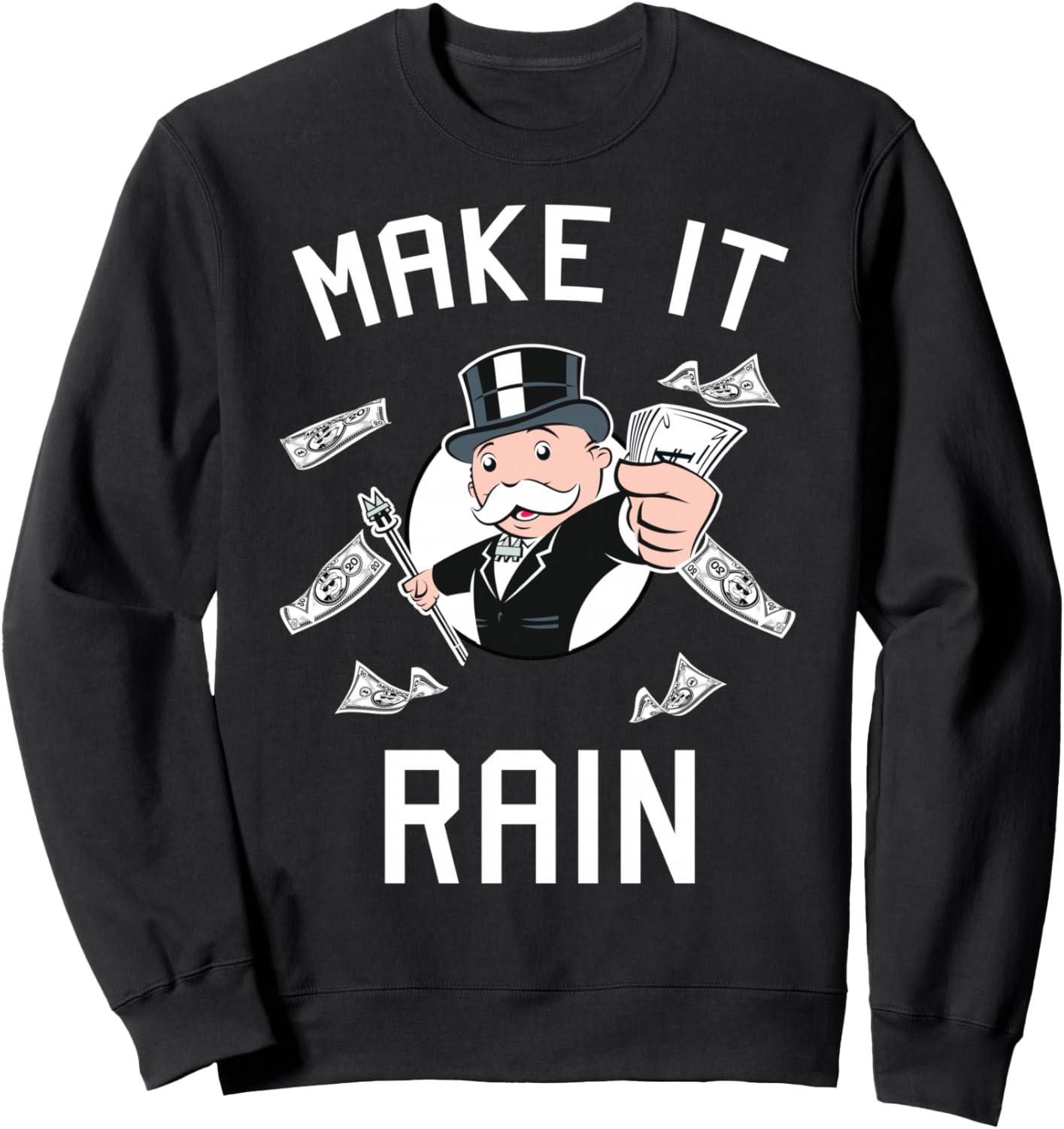 Толстовка с портретом персонажа из игры «Монополия» и надписью «Make It Rain», черная Monopoly, Черный, Толстовка с портретом персонажа из игры «Монополия» и надписью «Make It Rain», черная Monopoly
Толстовка с портретом персонажа из игры «Монополия» и надписью «Make It Rain», черная Monopoly, Черный, Толстовка с портретом персонажа из игры «Монополия» и надписью «Make It Rain», черная Monopoly