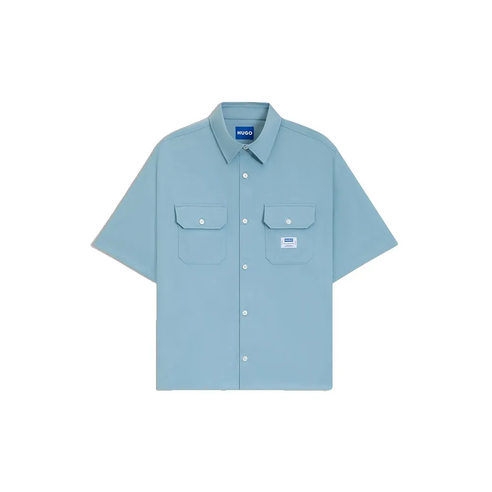 Рубашка с коротким рукавом HUGO Ekyno 10260730 01, синий
Рубашка с коротким рукавом HUGO Ekyno 10260730 01, синий