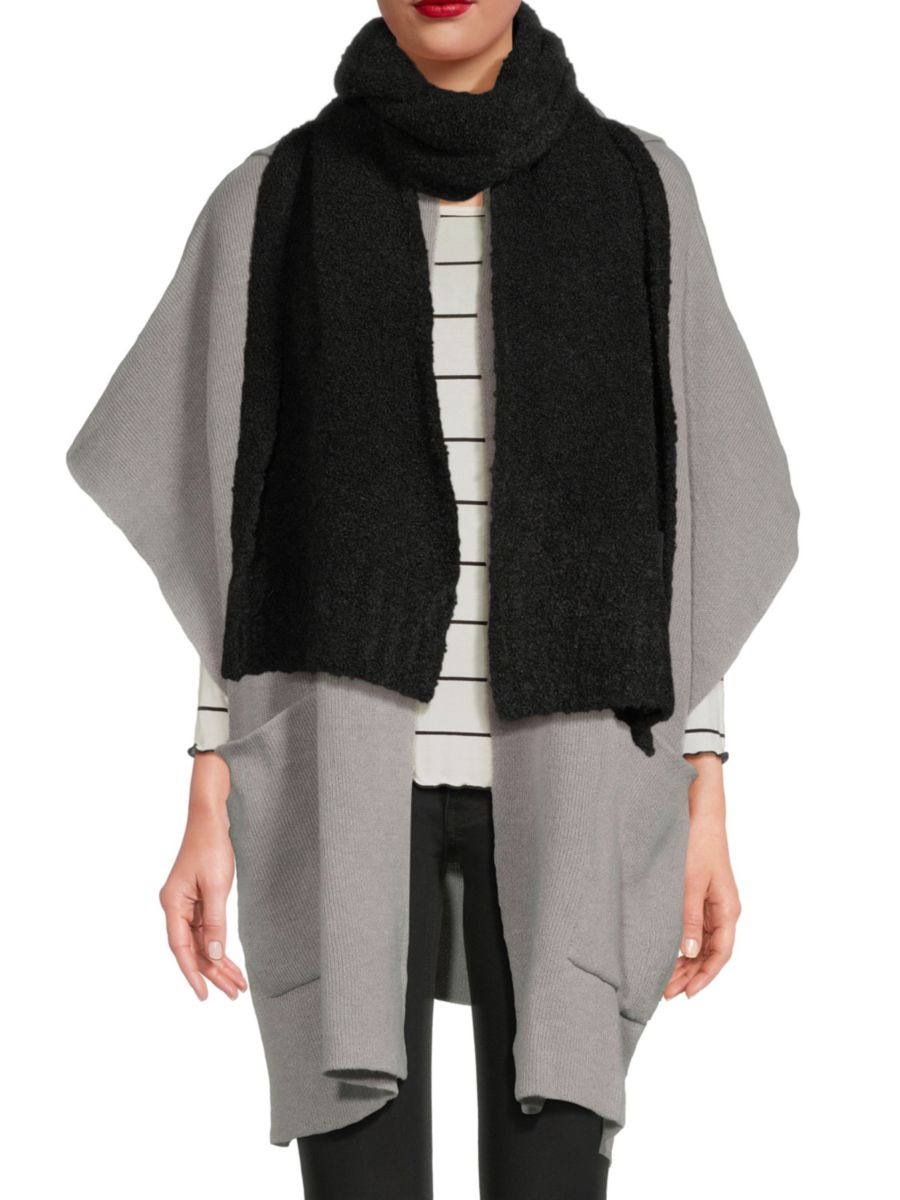 Вязаный шарф-букле Calvin Klein, черный
Вязаный шарф-букле Calvin Klein, черный