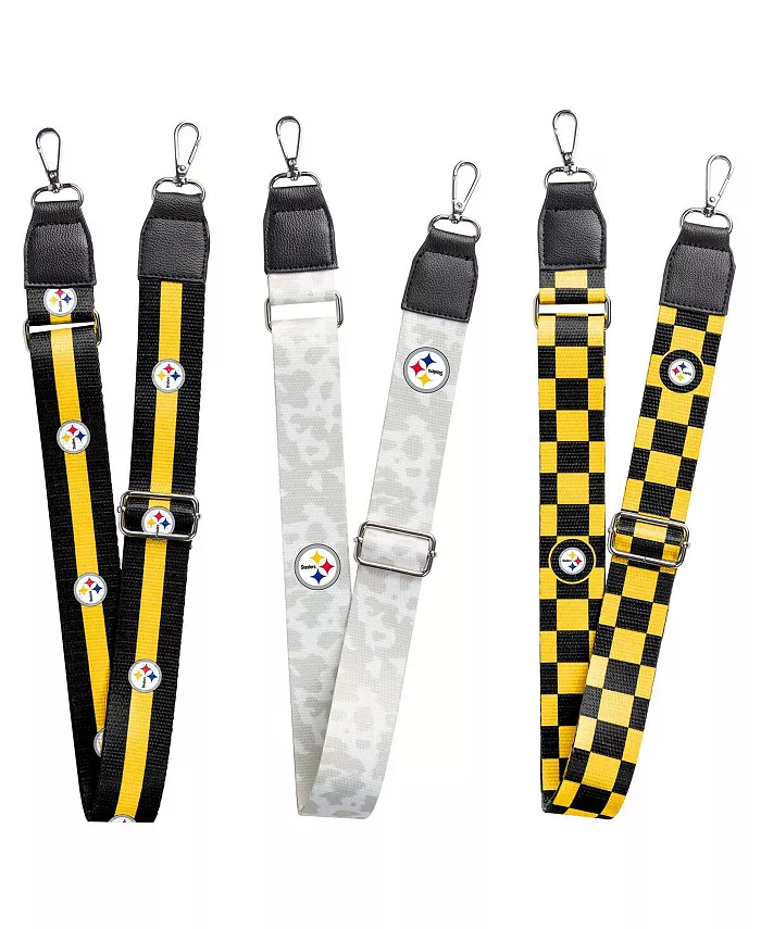 Набор из 3 ремней для сумок Pittsburgh Steelers Logo Brands
Набор из 3 ремней для сумок Pittsburgh Steelers Logo Brands