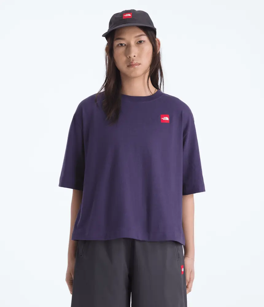 Женская футболка свободного кроя TNF Red Box с коротким рукавом The North Face, Eternal Purple
Женская футболка свободного кроя TNF Red Box с коротким рукавом The North Face, Eternal Purple