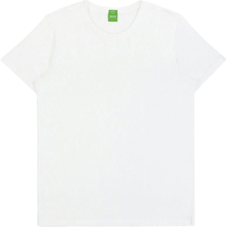 HUGO BOSS Футболка мужская белая с круглым вырезом умеренно прямого кроя
HUGO BOSS Футболка мужская белая с круглым вырезом умеренно прямого кроя
