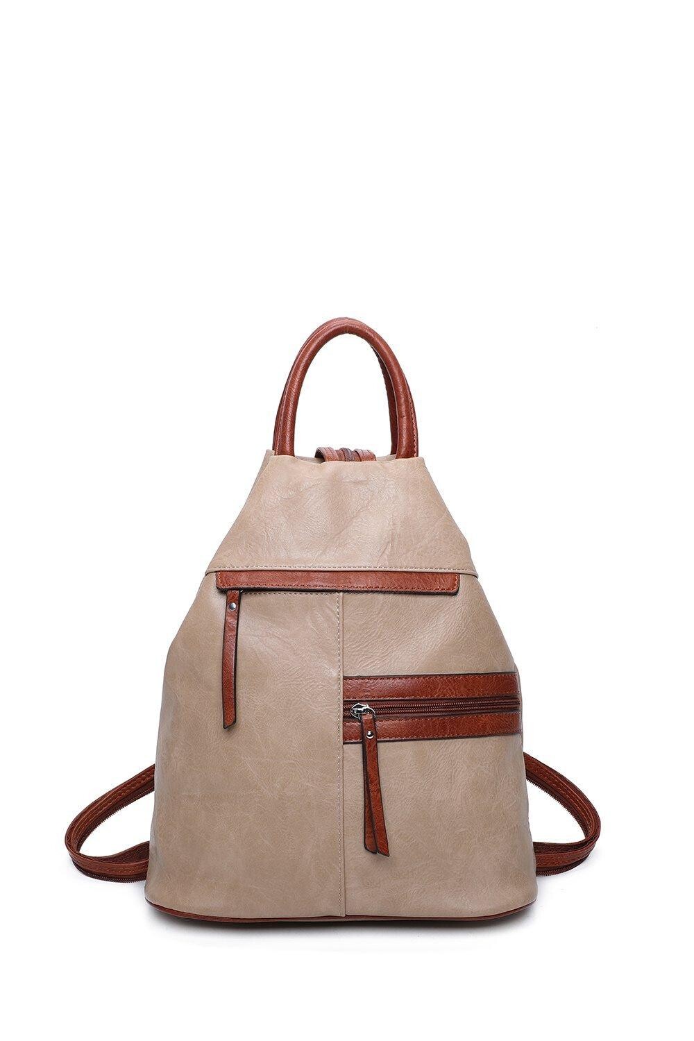 Рюкзак-трансформер Mira из искусственной кожи Fontanella Fashion, бежевый
Рюкзак-трансформер Mira из искусственной кожи Fontanella Fashion, бежевый