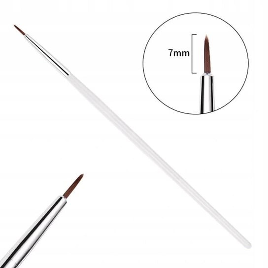 Кисть для дизайна ногтей #00, 7 мм, Inna marka
Кисть для дизайна ногтей #00, 7 мм, Inna marka