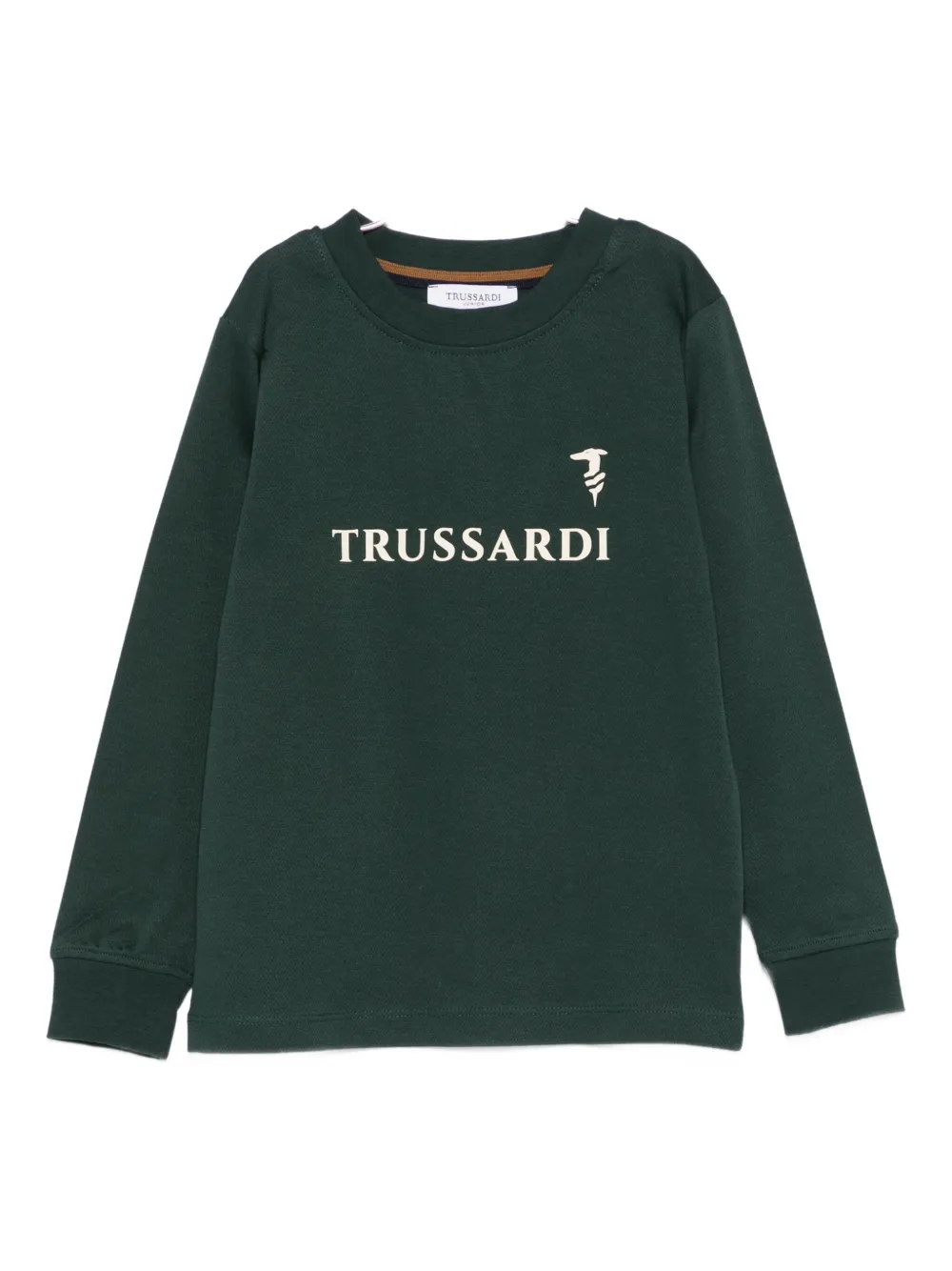 Толстовка с длинными рукавами и принтом логотипа TRUSSARDI JUNIOR, зеленый
Толстовка с длинными рукавами и принтом логотипа TRUSSARDI JUNIOR, зеленый