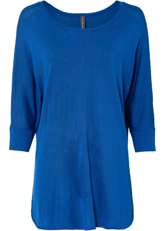 Вязаный свитер с рукавами 3/4 Rainbow, синий
Вязаный свитер с рукавами 3/4 Rainbow, синий