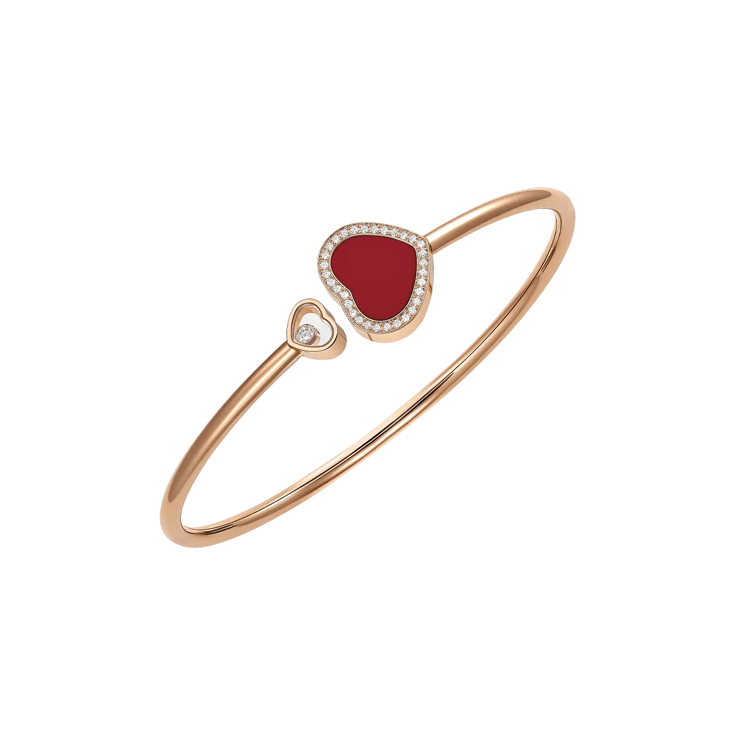 Браслет Chopard Happy Hearts - Браслет, розовое золото, бриллианты, красный камень
Браслет Chopard Happy Hearts - Браслет, розовое золото, бриллианты, красный камень