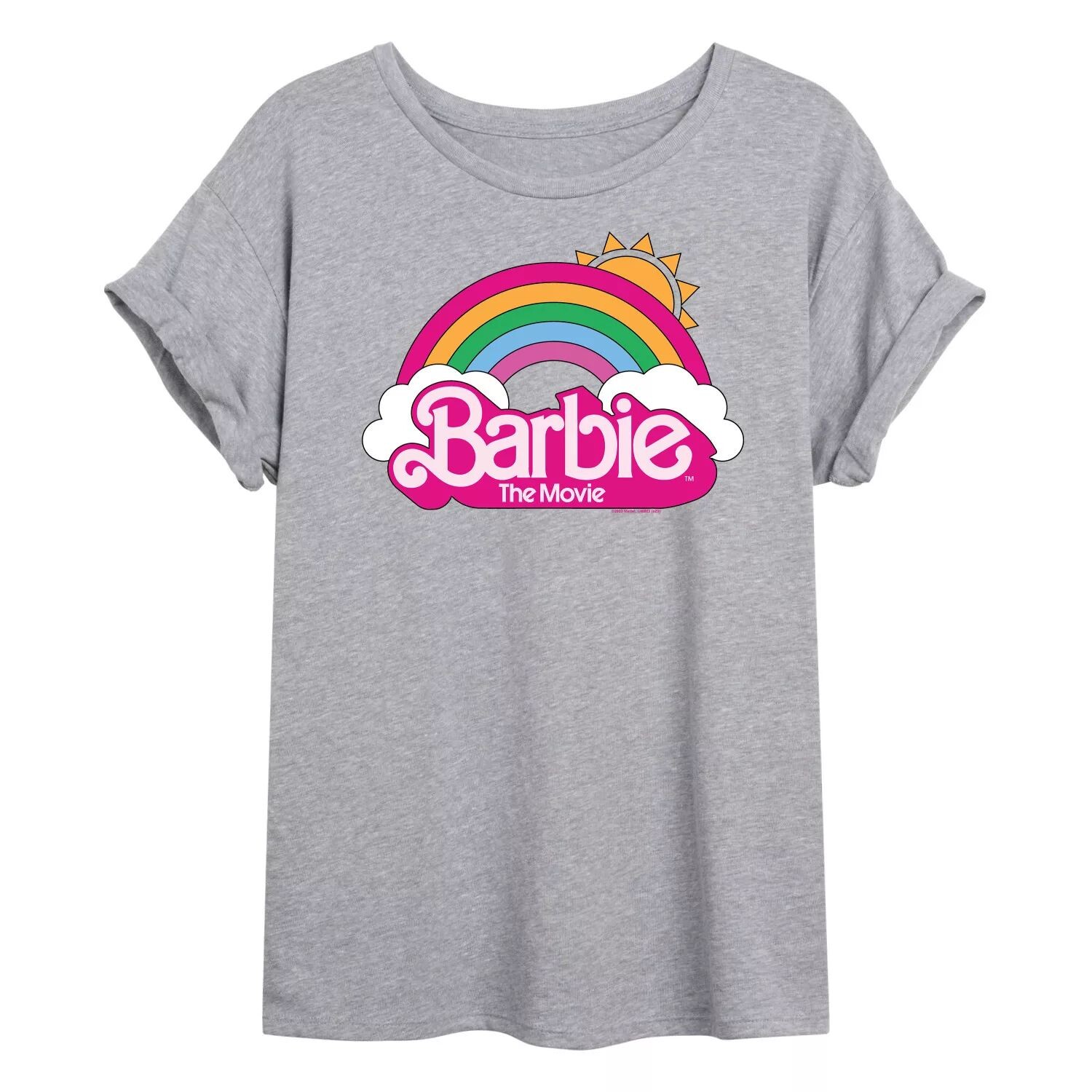 Детская струящаяся радужная футболка Barbie The Movie с логотипом Barbie, серый
Детская струящаяся радужная футболка Barbie The Movie с логотипом Barbie, серый