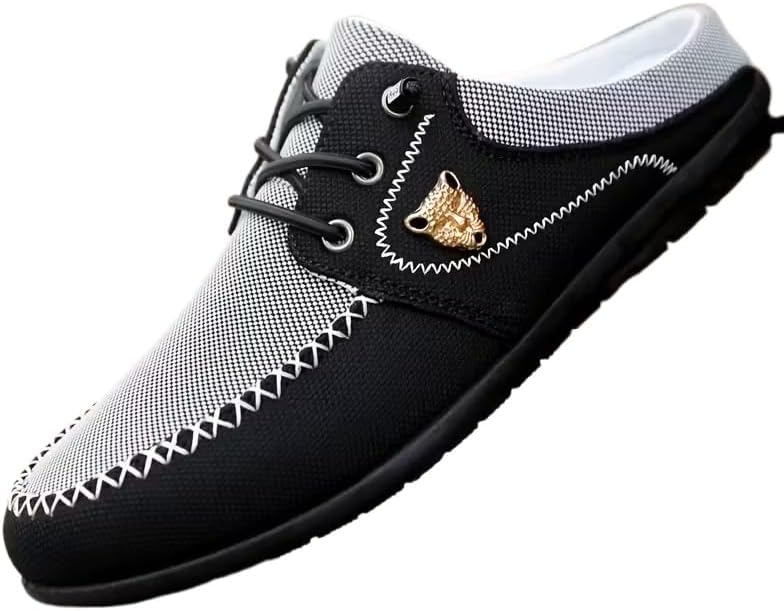 Мужские повседневные холщовые лоферы - удобные тапочки с передним и задним каблуком для ежедневной носки Spkfhd, синий/хаки
Мужские повседневные холщовые лоферы - удобные тапочки с передним и задним каблуком для ежедневной носки Spkfhd, синий/хаки