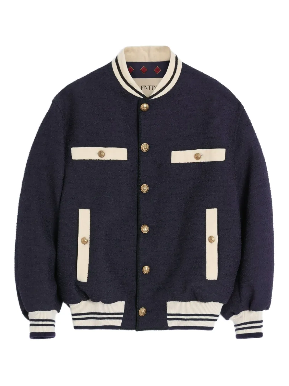 Бомбер на пуговицах VALENTINO GARAVANI, синий
Бомбер на пуговицах VALENTINO GARAVANI, синий