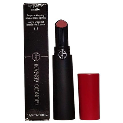 Lip Power Matte Стойкая и ухаживающая интенсивная романтическая помада 114 3,1 г Giorgio Armani
Lip Power Matte Стойкая и ухаживающая интенсивная романтическая помада 114 3,1 г Giorgio Armani