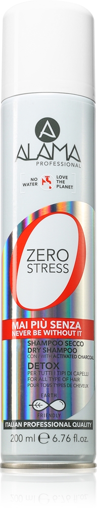 Сухой шампунь «Ноль стресса» Alama Professional, 200 мл
Сухой шампунь «Ноль стресса» Alama Professional, 200 мл