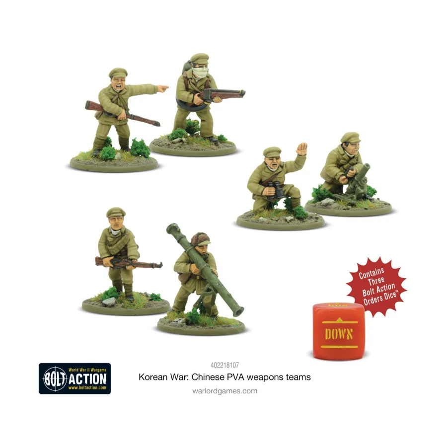 Китайские боевые группы КНА, Bolt Action - Korean War (28mm)
Китайские боевые группы КНА, Bolt Action - Korean War (28mm)