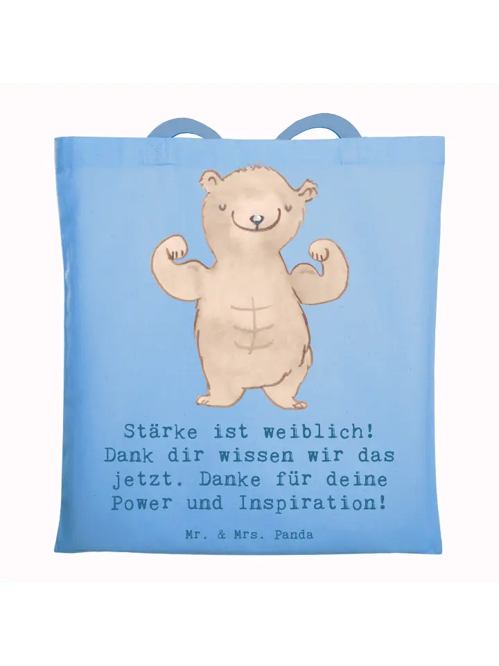 Сумка для переноски Mr & Mrs Panda Bodybuilding Trainerin, небесно-синий
Сумка для переноски Mr & Mrs Panda Bodybuilding Trainerin, небесно-синий