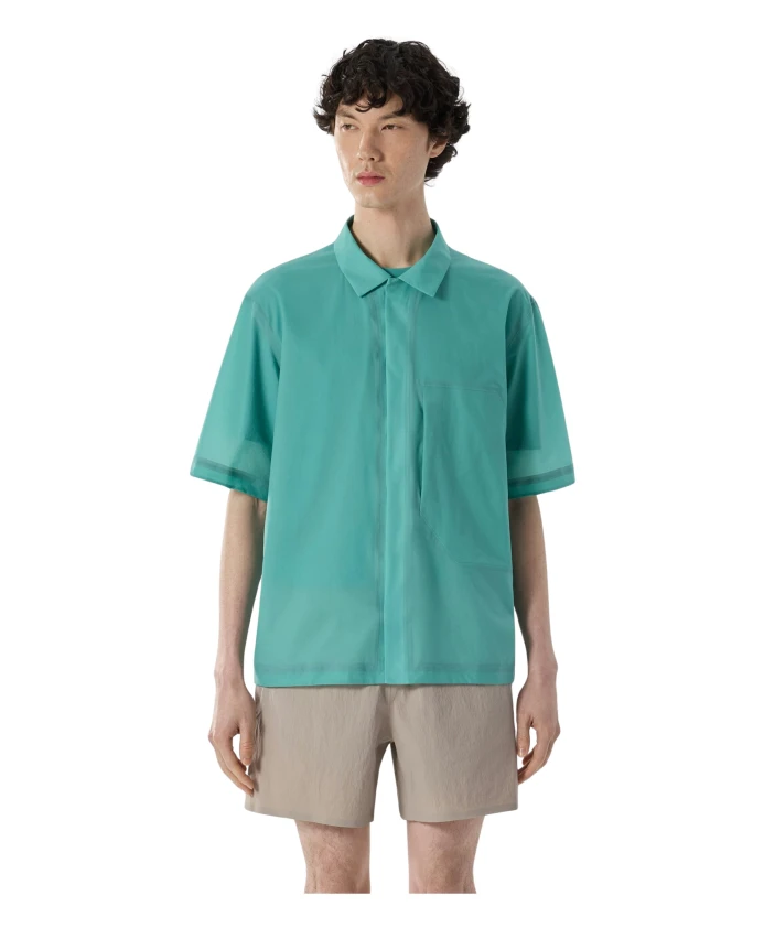 Рубашка с коротким рукавом цвета вердигрис Arc'Teryx, серый
Рубашка с коротким рукавом цвета вердигрис Arc'Teryx, серый