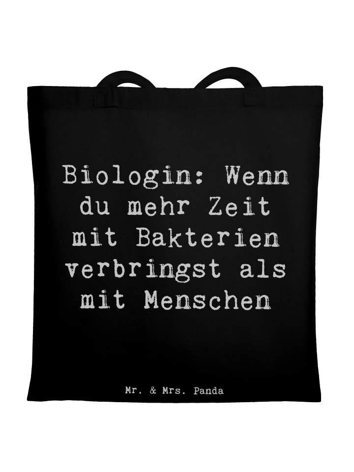 Mr. & Mrs. Panda Сумка-шоппер с надписью "Биолог любит бактерии" и многоточием черного цвета
Mr. & Mrs. Panda Сумка-шоппер с надписью "Биолог любит бактерии" и многоточием черного цвета