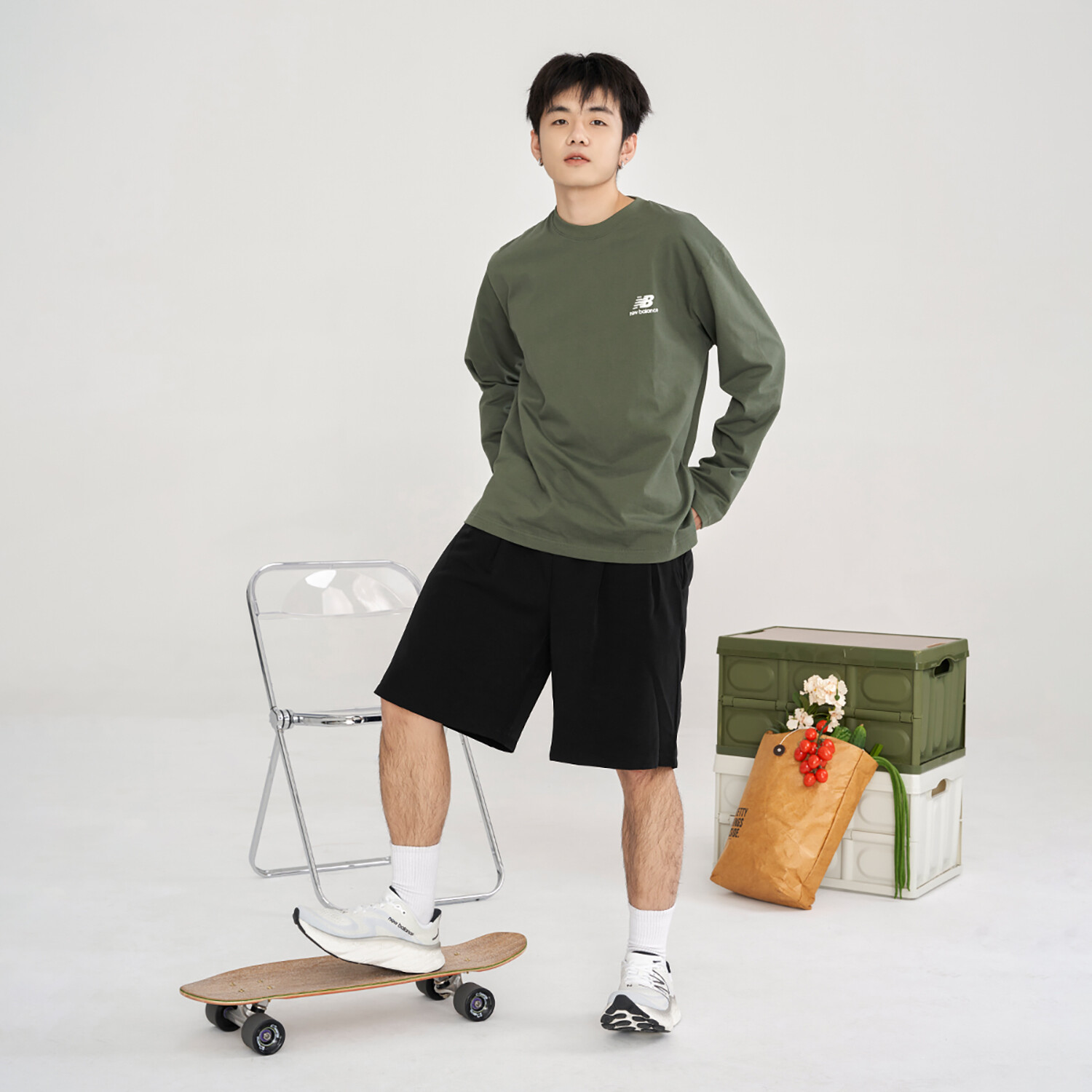 Мужская футболка New Balance, цвет Army Green
Мужская футболка New Balance, цвет Army Green