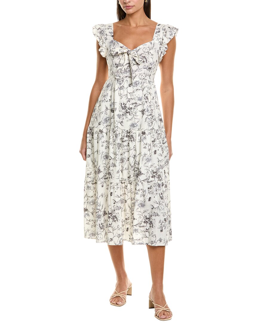 Макси-платье из льняной смеси Maison Maar, белый
Макси-платье из льняной смеси Maison Maar, белый