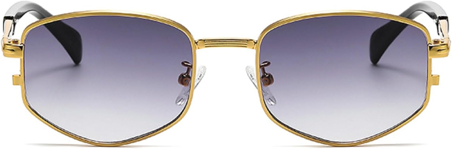 Роскошные солнцезащитные очки квадратной формы с многоугольными линзами для женщин, ретро-очки в маленькой оправе для мужчин, ромбовидные солнцезащитные очки из сплава, популярные черные очки N45 mincl, Gold Gray
Роскошные солнцезащитные очки квадратной формы с многоугольными линзами для женщин, ретро-очки в маленькой оправе для мужчин, ромбовидные солнцезащитные очки из сплава, популярные черные очки N45 mincl, Gold Gray