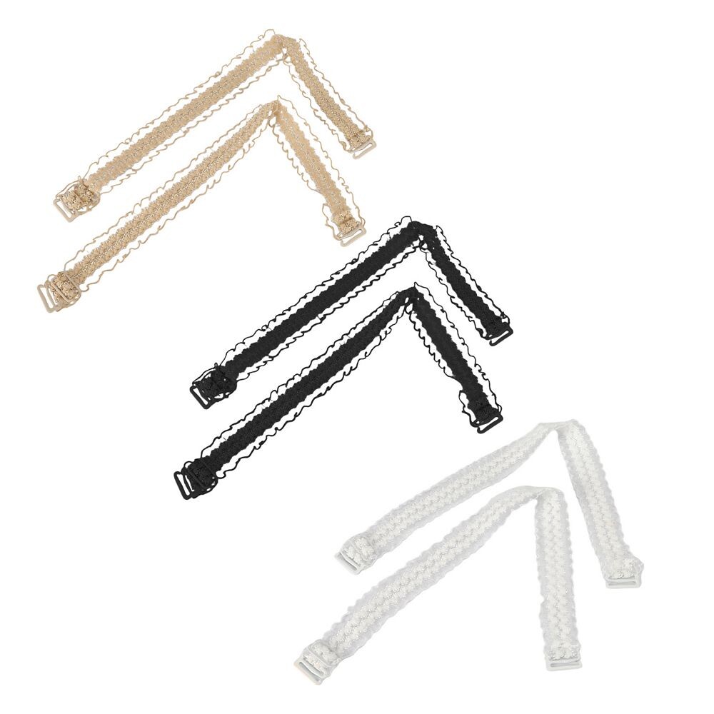 3 пары кружевных бретелей, сменные лямки, черный, бежевый, белый Unique Bargains, цвет Black Beige White
3 пары кружевных бретелей, сменные лямки, черный, бежевый, белый Unique Bargains, цвет Black Beige White