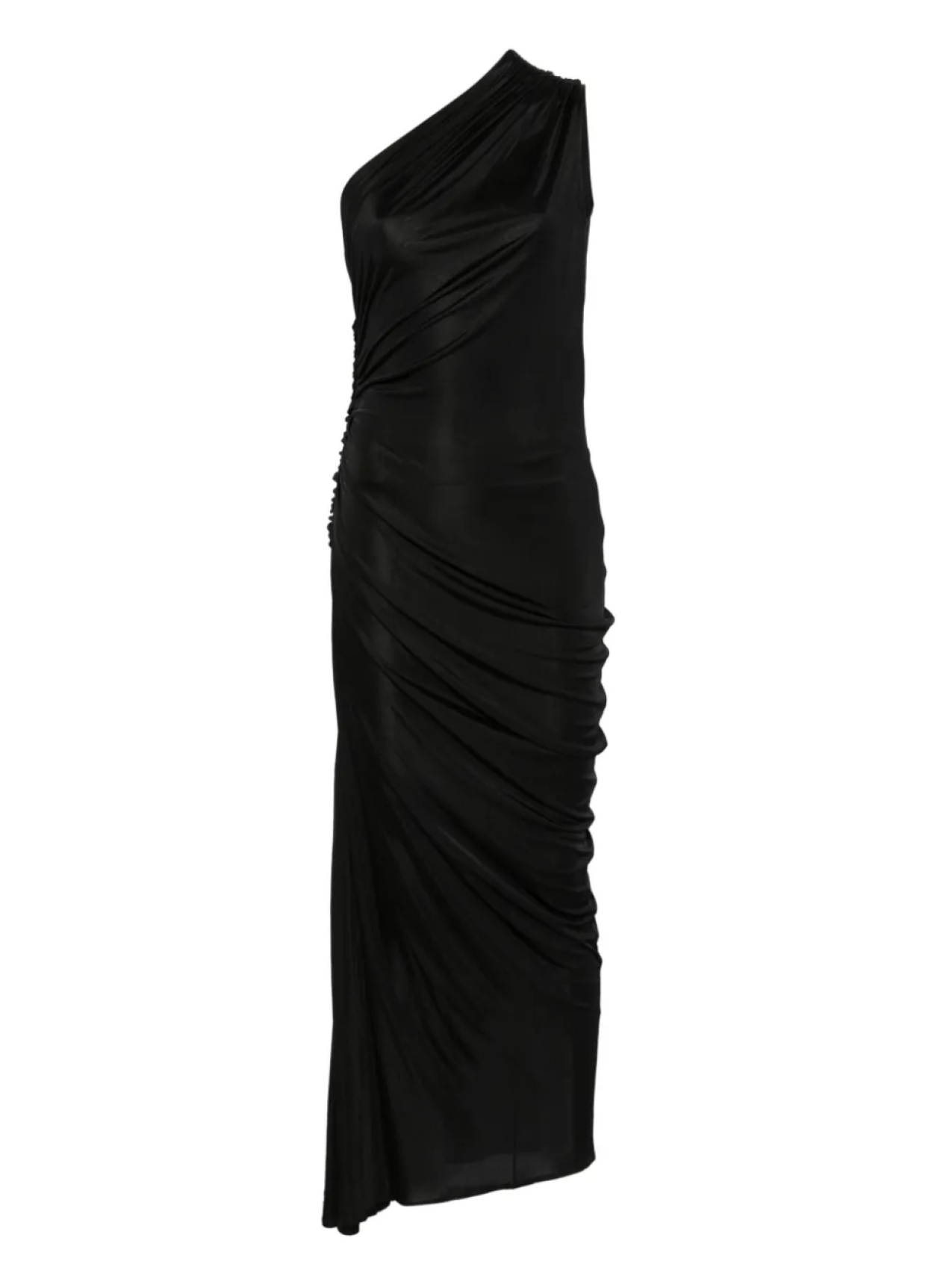 Вечернее платье асимметричного кроя Atlein, черный