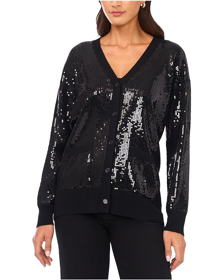 Женский кардиган Vince Camuto с пайетками, Rich Black
Женский кардиган Vince Camuto с пайетками, Rich Black