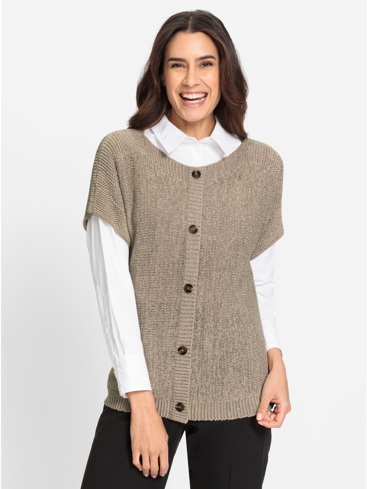 Жилет-свитер с кунжутом WITT WEIDEN
Жилет-свитер с кунжутом WITT WEIDEN