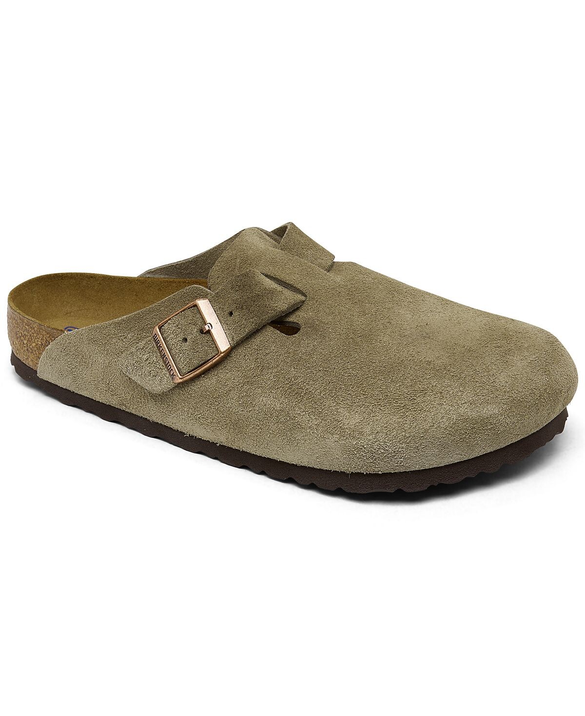 Мужские замшевые кожаные сабо Boston с мягкой стелькой от Finish Line Birkenstock
Мужские замшевые кожаные сабо Boston с мягкой стелькой от Finish Line Birkenstock