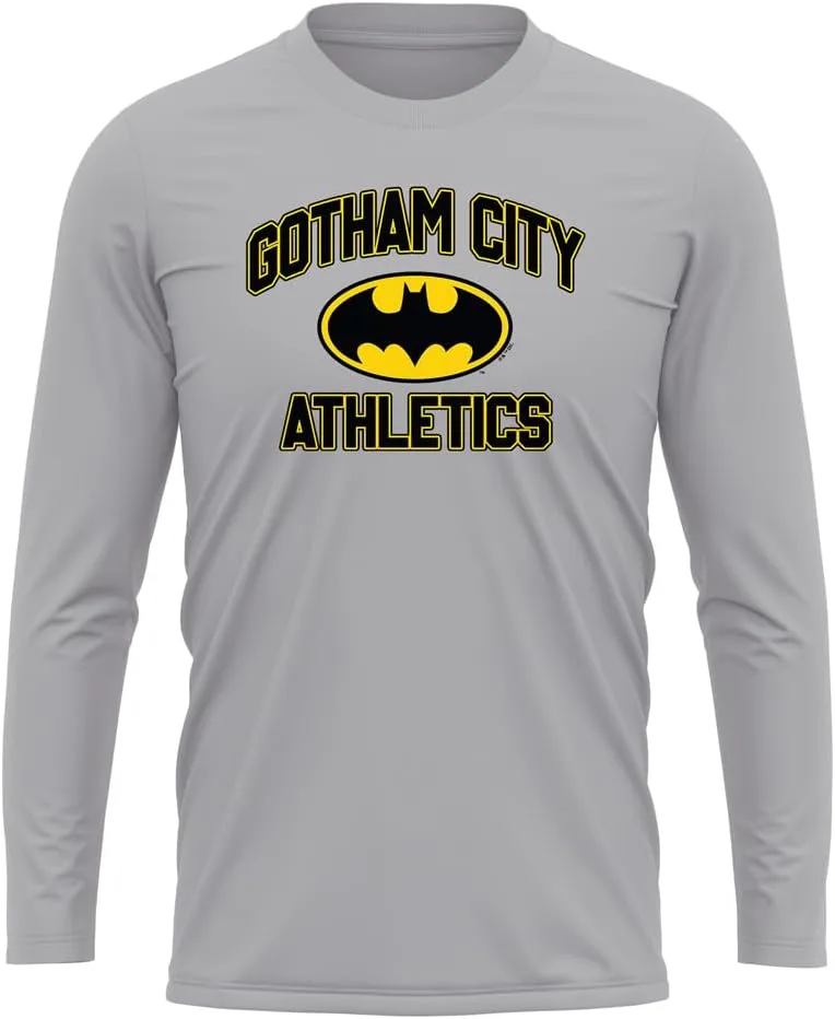 Мужская спортивная футболка с длинным рукавом Batman Gotham Athletics Popfunk
Мужская спортивная футболка с длинным рукавом Batman Gotham Athletics Popfunk