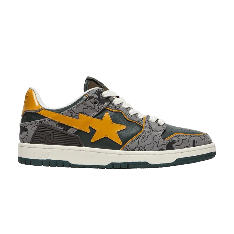 Кеды BAPE Sk8 Sta Low 'Green Camo', зеленый
Кеды BAPE Sk8 Sta Low 'Green Camo', зеленый