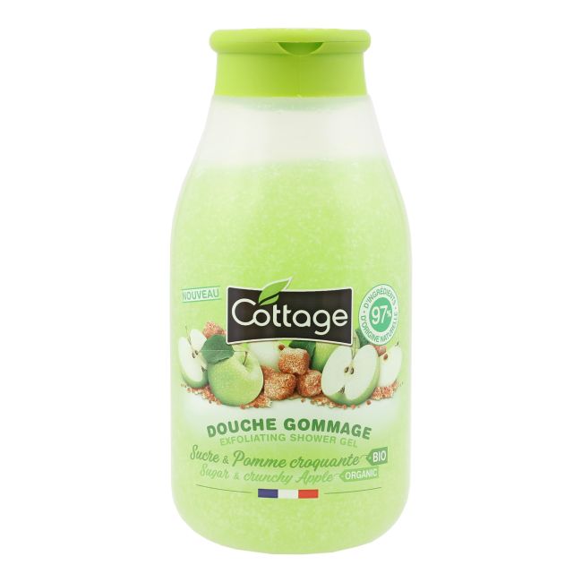 Отшелушивающий гель для душа с сахаром и хрустящим яблоком Cottage, 270 мл
Отшелушивающий гель для душа с сахаром и хрустящим яблоком Cottage, 270 мл