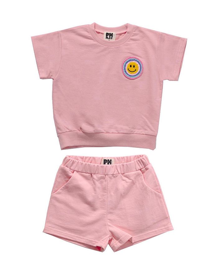 Детский комплект худи с разноцветными улыбками — для малышей и подростков Petite Hailey, розовый
Детский комплект худи с разноцветными улыбками — для малышей и подростков Petite Hailey, розовый