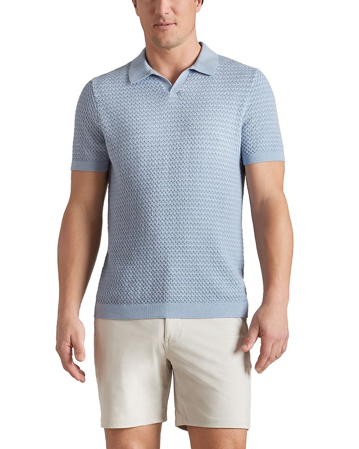 Джонни Поло с коротким рукавом Rhone, синий
Джонни Поло с коротким рукавом Rhone, синий