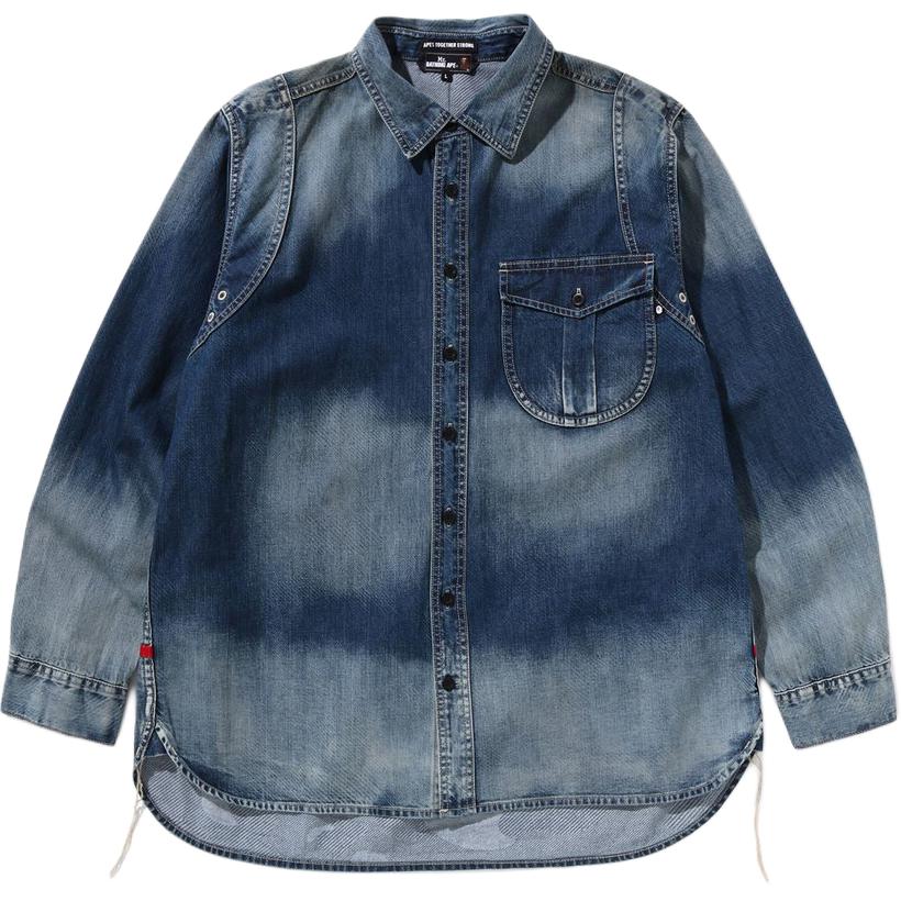 A BATHING APE Рубашка мужская синяя Moderate
A BATHING APE Рубашка мужская синяя Moderate