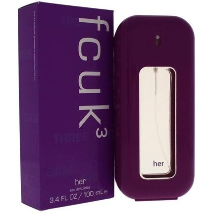 FCUK3 for Her by French Connection Eau De Toilette Spray 100ml
FCUK3 for Her by French Connection Eau De Toilette Spray 100ml