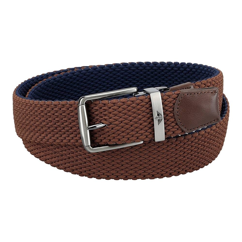 Мужской двусторонний эластичный плетеный ремень Dockers «два в одном», цвет Brown Navy
Мужской двусторонний эластичный плетеный ремень Dockers «два в одном», цвет Brown Navy