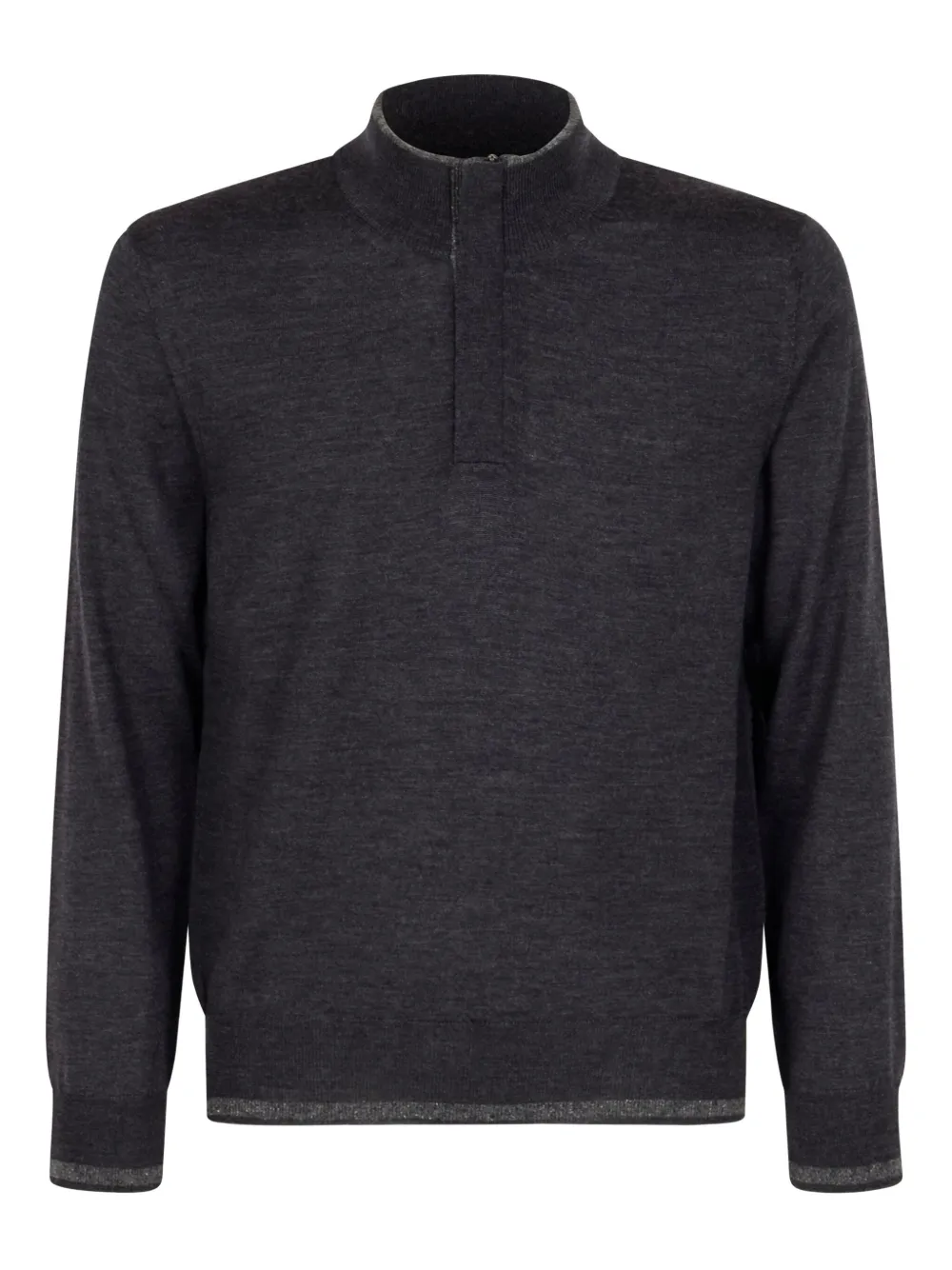 Свитер с высоким воротником Canali, серый
Свитер с высоким воротником Canali, серый