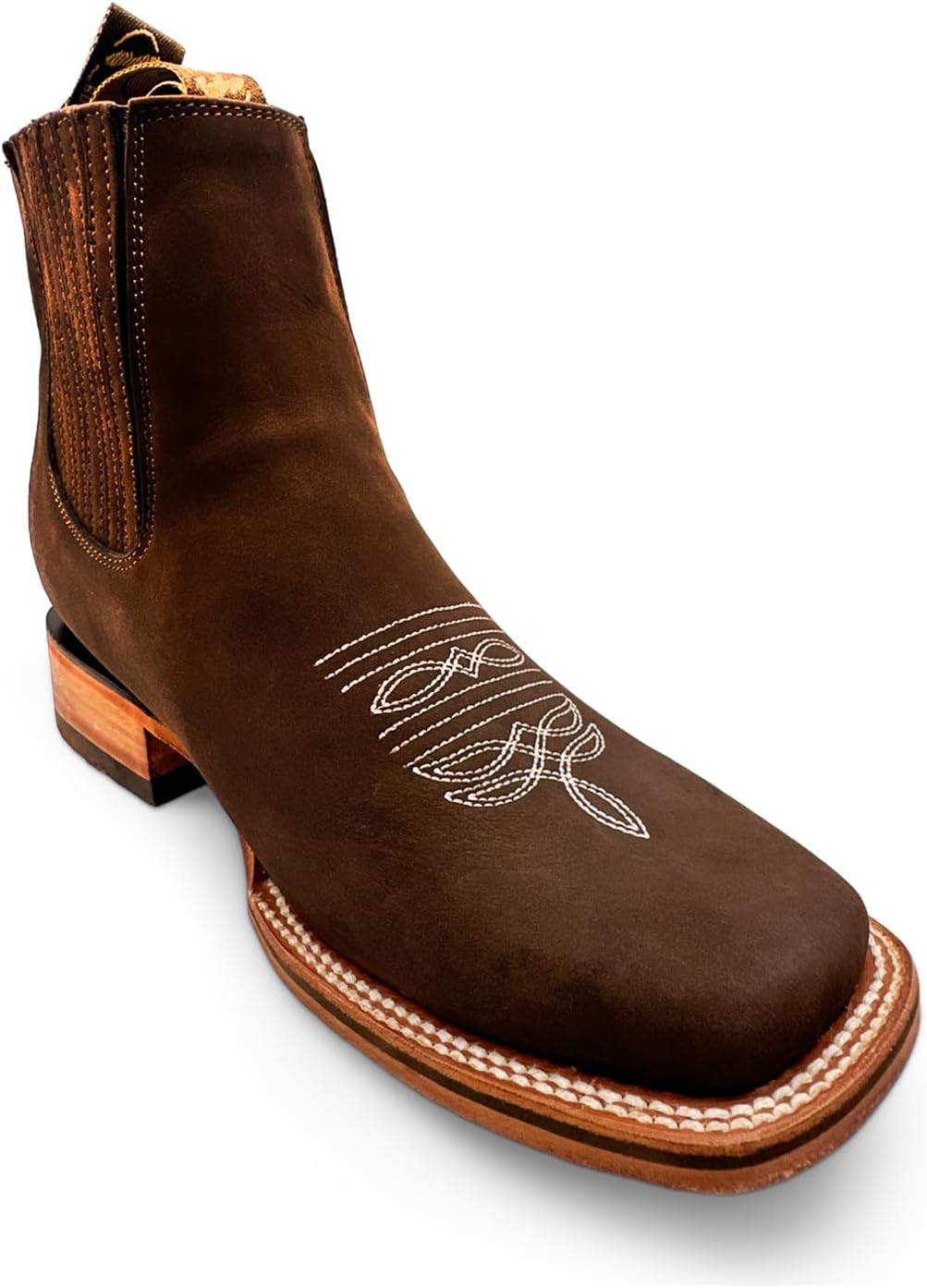 Мужские короткие ковбойские сапоги Western Shops с квадратным носком из натуральной кожи The Western Shops, Oleobuck Moka
Мужские короткие ковбойские сапоги Western Shops с квадратным носком из натуральной кожи The Western Shops, Oleobuck Moka