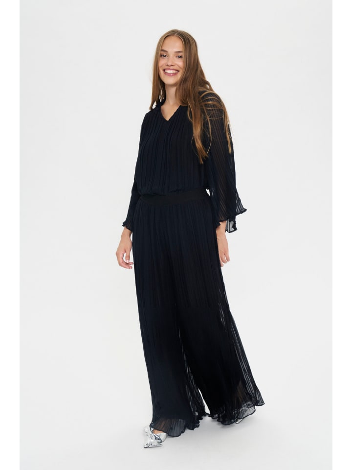 SAINT TROPEZ Повседневные брюки NuriSZ А-образного кроя, черные
SAINT TROPEZ Повседневные брюки NuriSZ А-образного кроя, черные