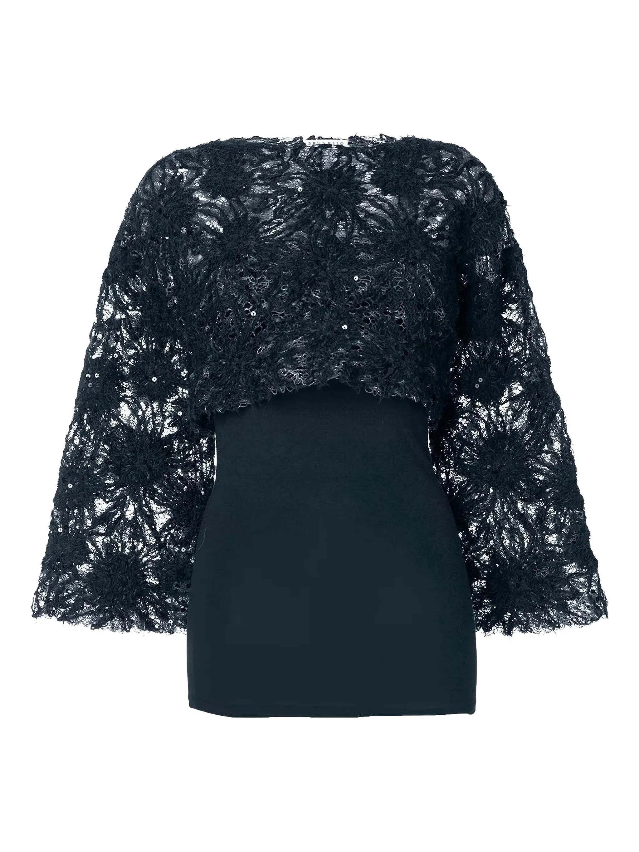 Топ с цветочной вышивкой Brunello Cucinelli, синий
Топ с цветочной вышивкой Brunello Cucinelli, синий