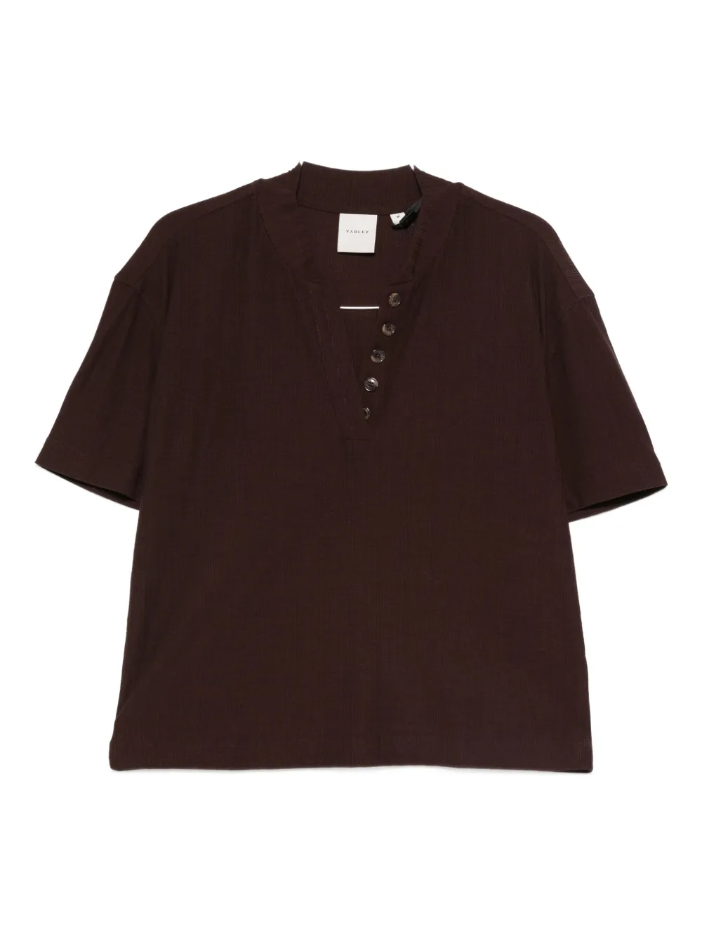 Топ Kasey на пуговицах Varley, коричневый
Топ Kasey на пуговицах Varley, коричневый